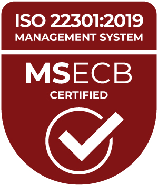 Zone - MSECB Certified ISO 22301:2019 Management System